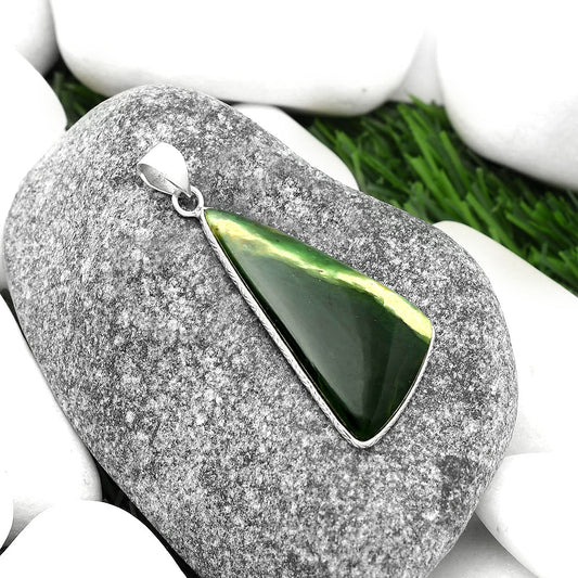 Natural Chrome Chalcedony Pendant P-1053 SDP111302