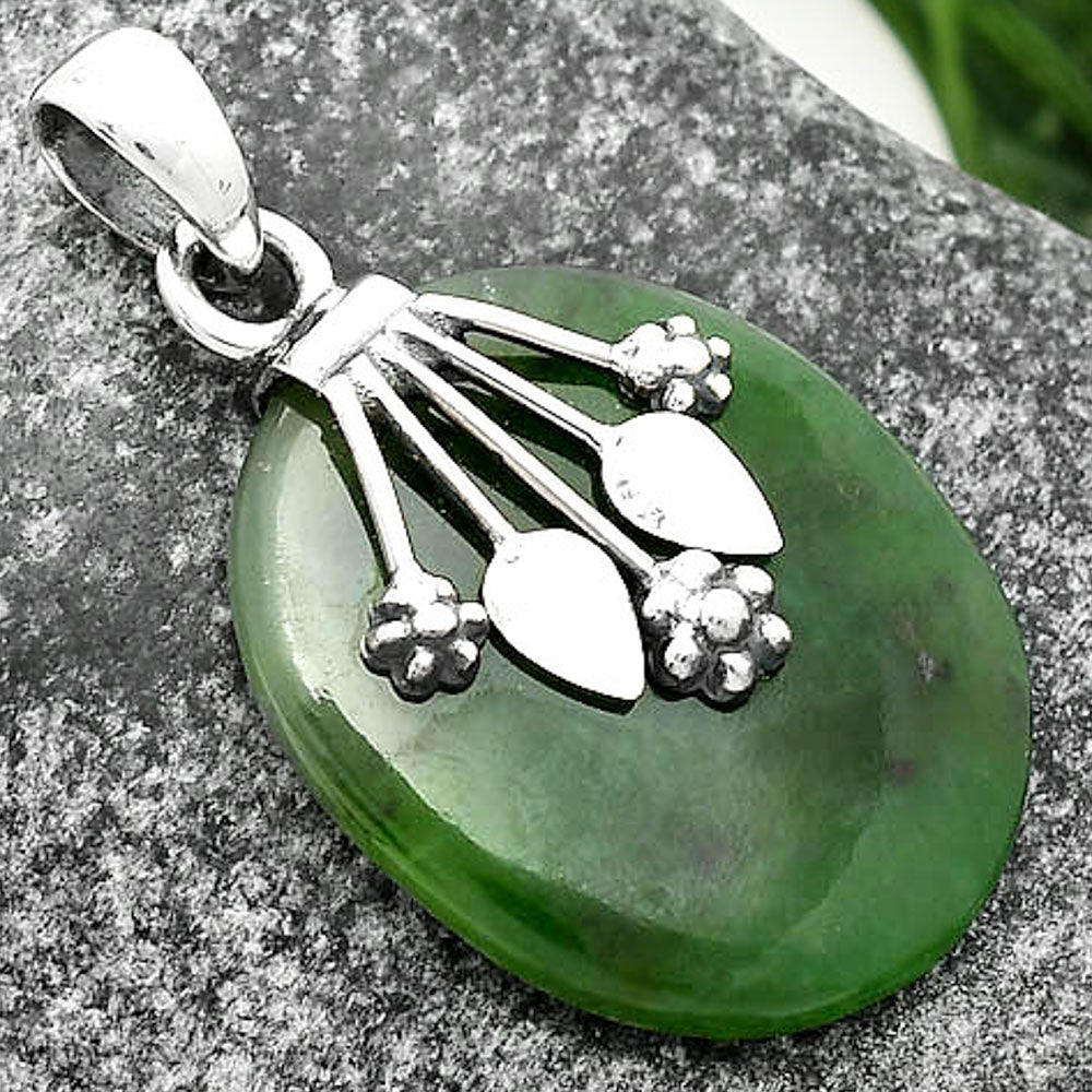 Natural Chrome Chalcedony Pendant P-1647 SDP111333