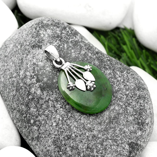 Natural Chrome Chalcedony Pendant P-1647 SDP111333