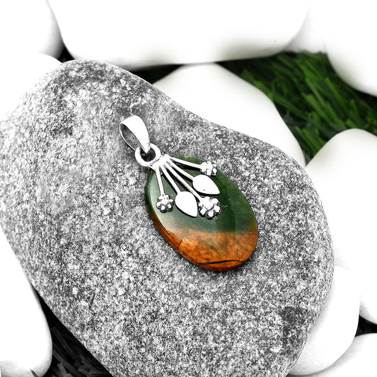 Natural Chrome Chalcedony Pendant P-1647 SDP111335