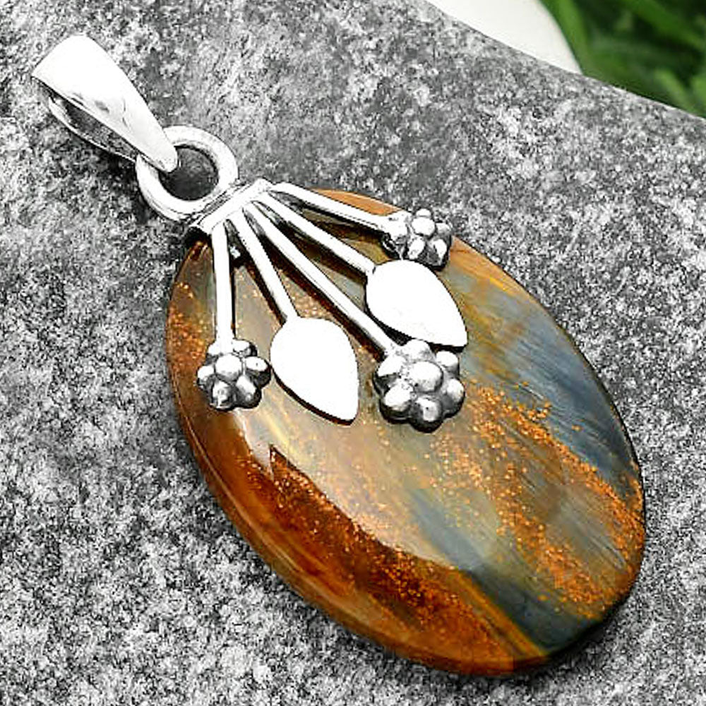 Natural Pietersite - Namibia Pendant P-1647 SDP111337