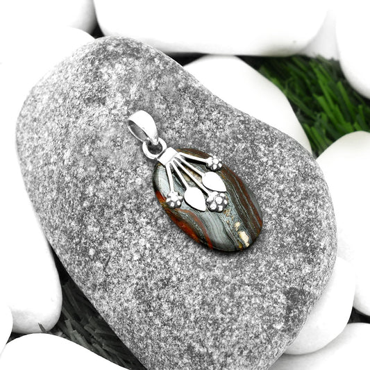 Natural Iron Tiger Eye Pendant P-1647 SDP111346