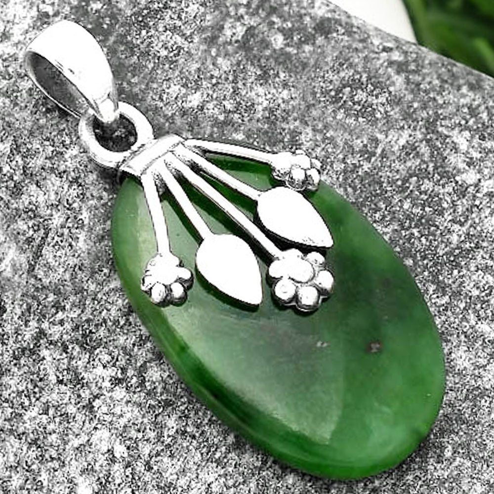 Natural Chrome Chalcedony Pendant P-1647 SDP111355