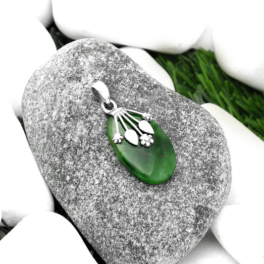 Natural Chrome Chalcedony Pendant P-1647 SDP111355