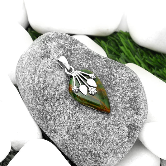 Natural Chrome Chalcedony Pendant P-1647 SDP111368