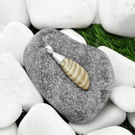 Natural Flint Stone Pendant P-1016 SDP111391