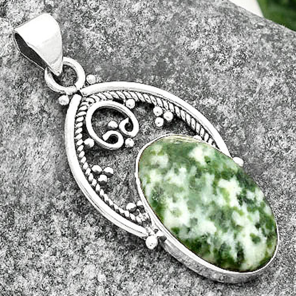 Natural Dioptase Pendant P-1508 SDP111450