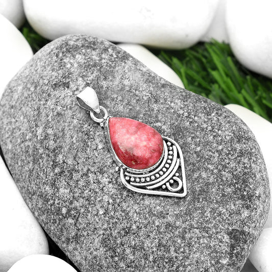 Natural Pink Thulite - Norway Pendant P-1164 SDP111462