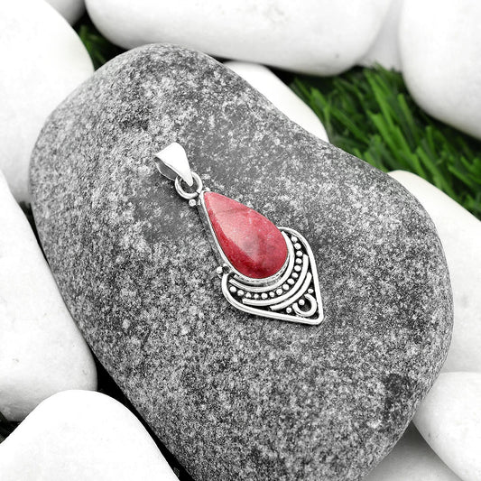 Natural Pink Thulite - Norway Pendant P-1164 SDP111463