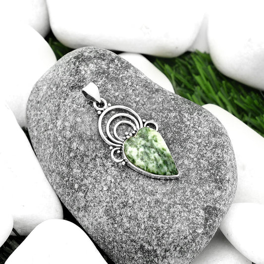 Heart Natural Dioptase Pendant P-1541 SDP111520