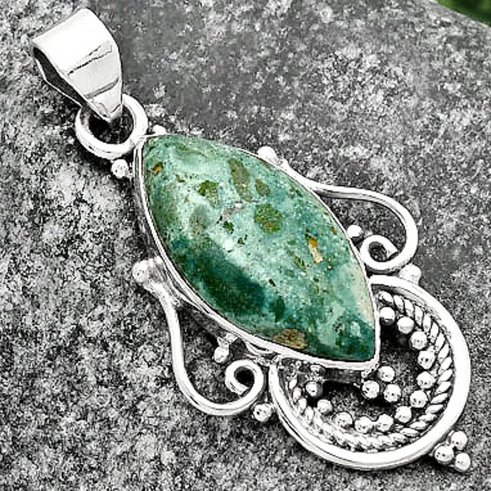 Natural Larsonite Jasper Pendant P-1275 SDP111583