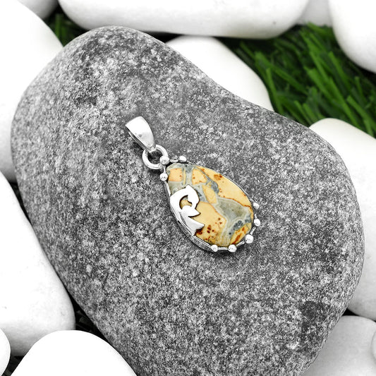 Peacock - Maligano Jasper - Indonesia Pendant P-1698 SDP111820