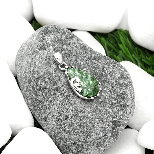 Peacock - Natural Dioptase Pendant P-1698 SDP111826