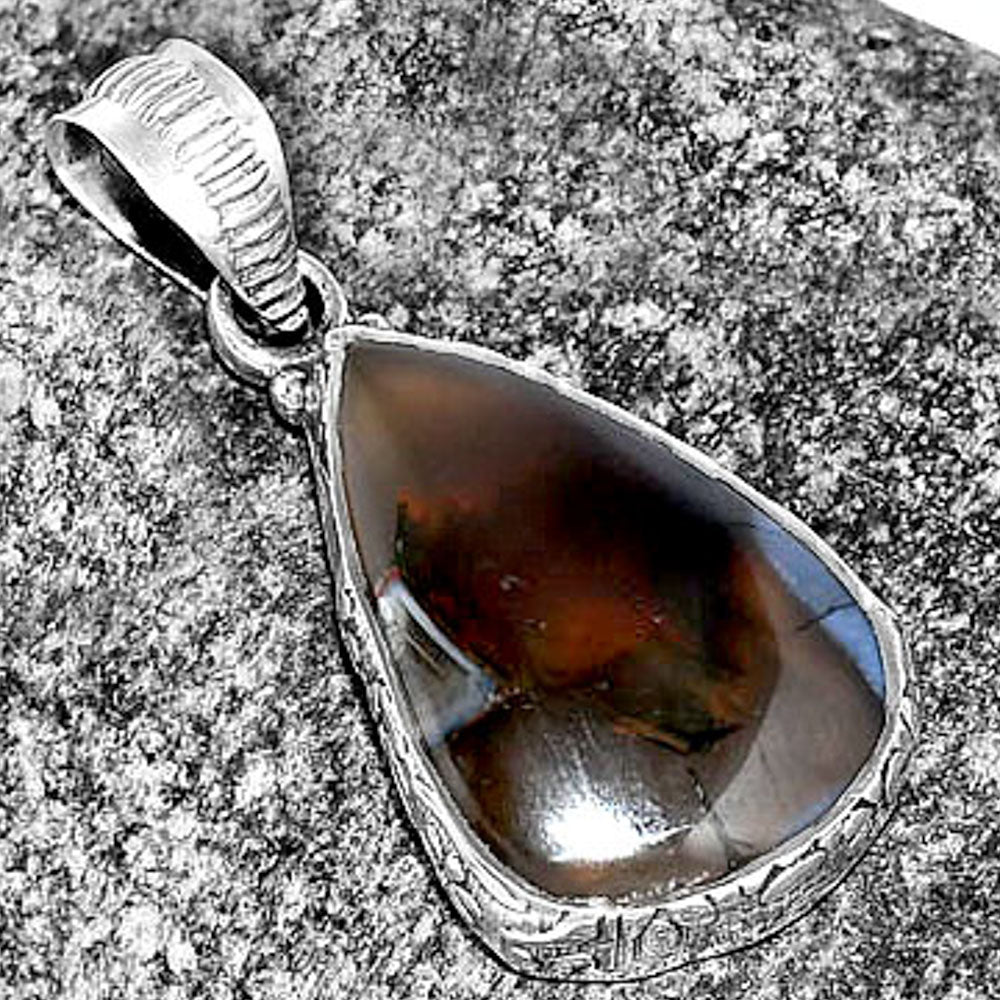 Natural Montana Agate - USA Pendant P-1082 SDP111873