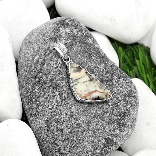 Natural Porcelain Jasper Pendant P-1082 SDP111883