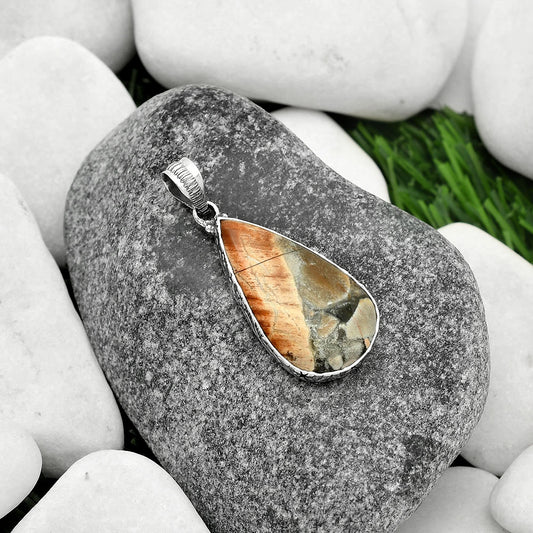 Natural Tabu Jasper Pendant P-1082 SDP111886