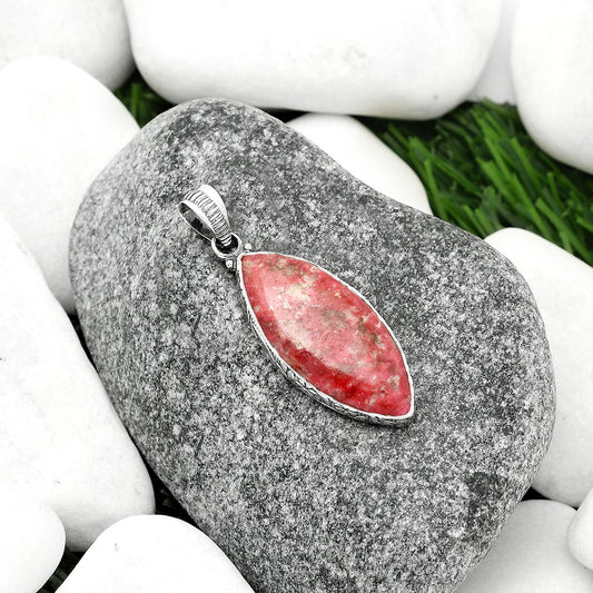 Natural Pink Thulite - Norway Pendant P-1082 SDP111911