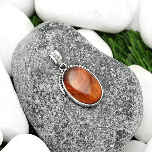 Natural Red Tiger Eye Pendant P-1084 SDP111949