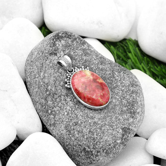 Natural Pink Thulite - Norway Pendant P-1086 SDP112024