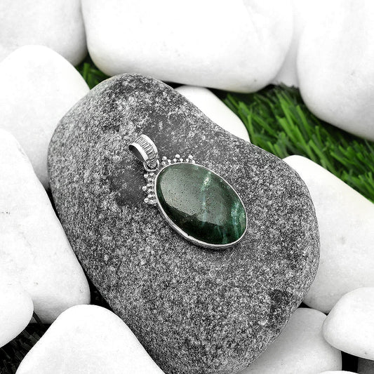 Natural Green Aventurine Pendant P-1086 SDP112037