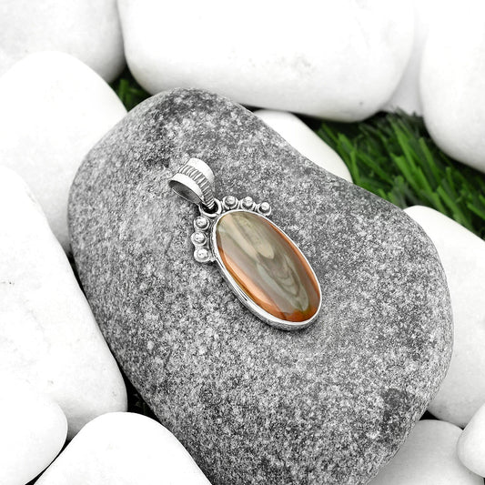 Natural Imperial Jasper - Mexico Pendant P-1087 SDP112060