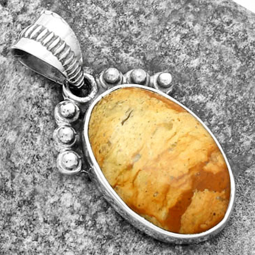 Natural Picture Jasper Pendant P-1087 SDP112077