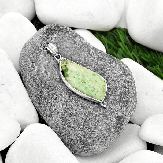 Natural Chrome Chalcedony Pendant P-1100 SDP112110