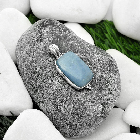 Natural Angelite Pendant P-1100 SDP112111