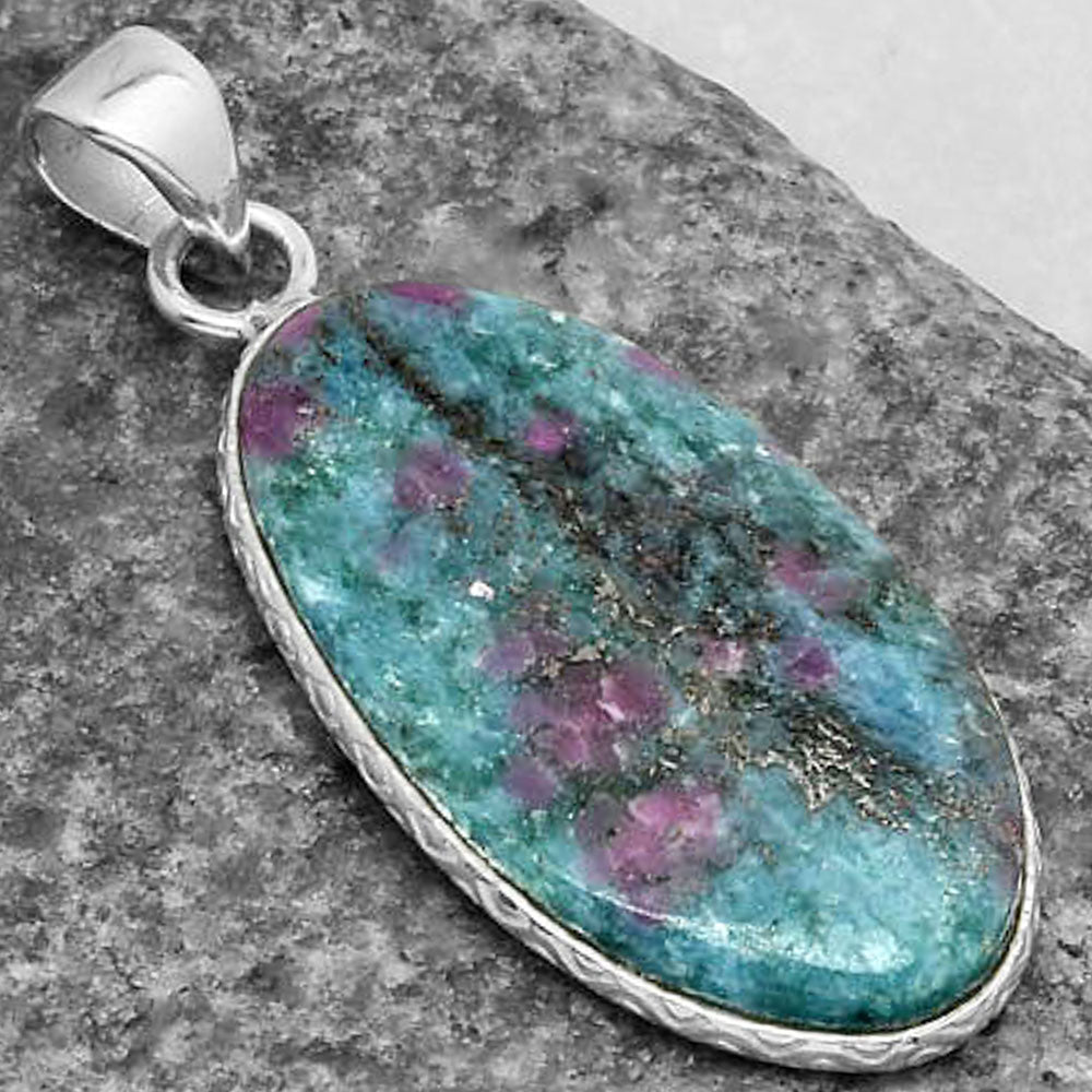 Natural Ruby In Kyanite Pendant P-1053 SDP112608