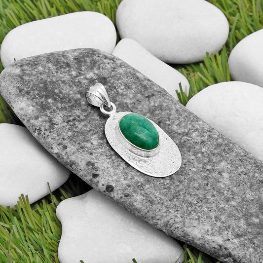 Natural Paraiba Amazonite Pendant P-1392 SDP112690