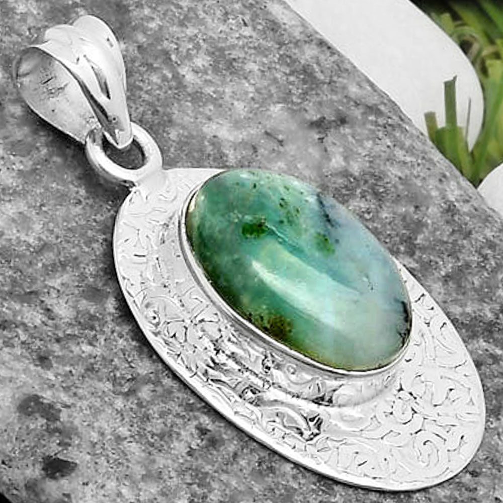 Dendritic Chrysoprase - Africa Pendant P-1392 SDP112693