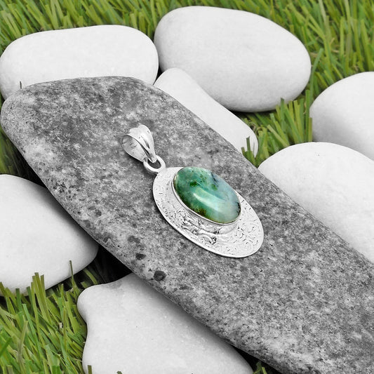 Dendritic Chrysoprase - Africa Pendant P-1392 SDP112693