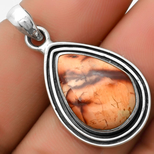 Natural Indian Paint Gemstone Pendant P-1248 SDP112838
