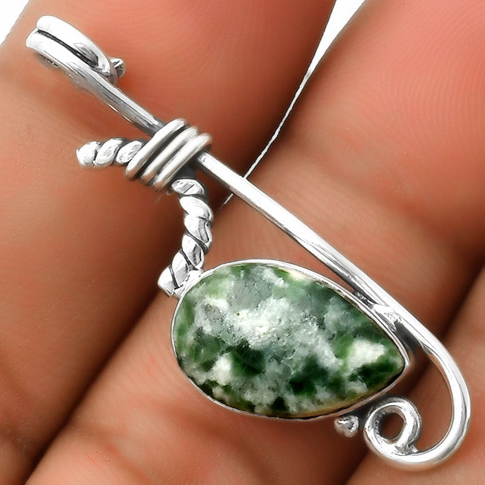Natural Dioptase Pendant P-1682 SDP112887