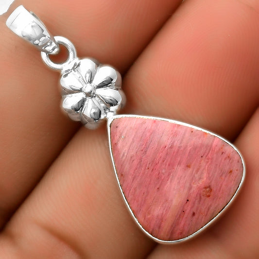 Natural Pink Tulip Quartz Pendant P-1308 SDP113193