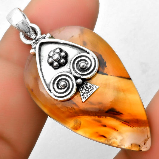 Natural Montana Agate - USA Pendant P-1388 SDP113201