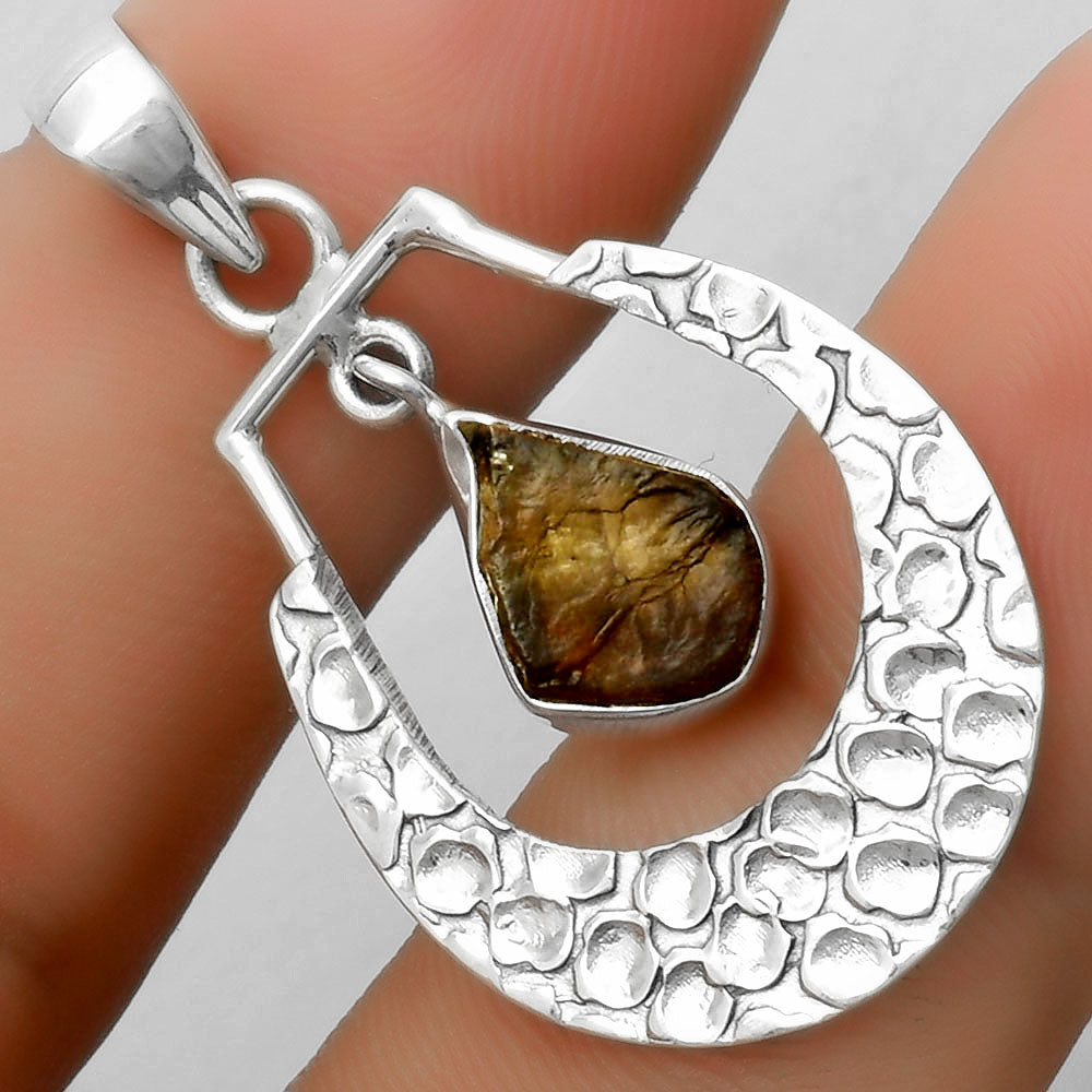 Natural Rare Kornerupine Rough Pendant P-1343 SDP113442