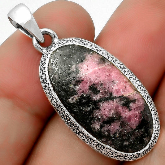 Natural Rhodonite Pendant P-1538 SDP113785
