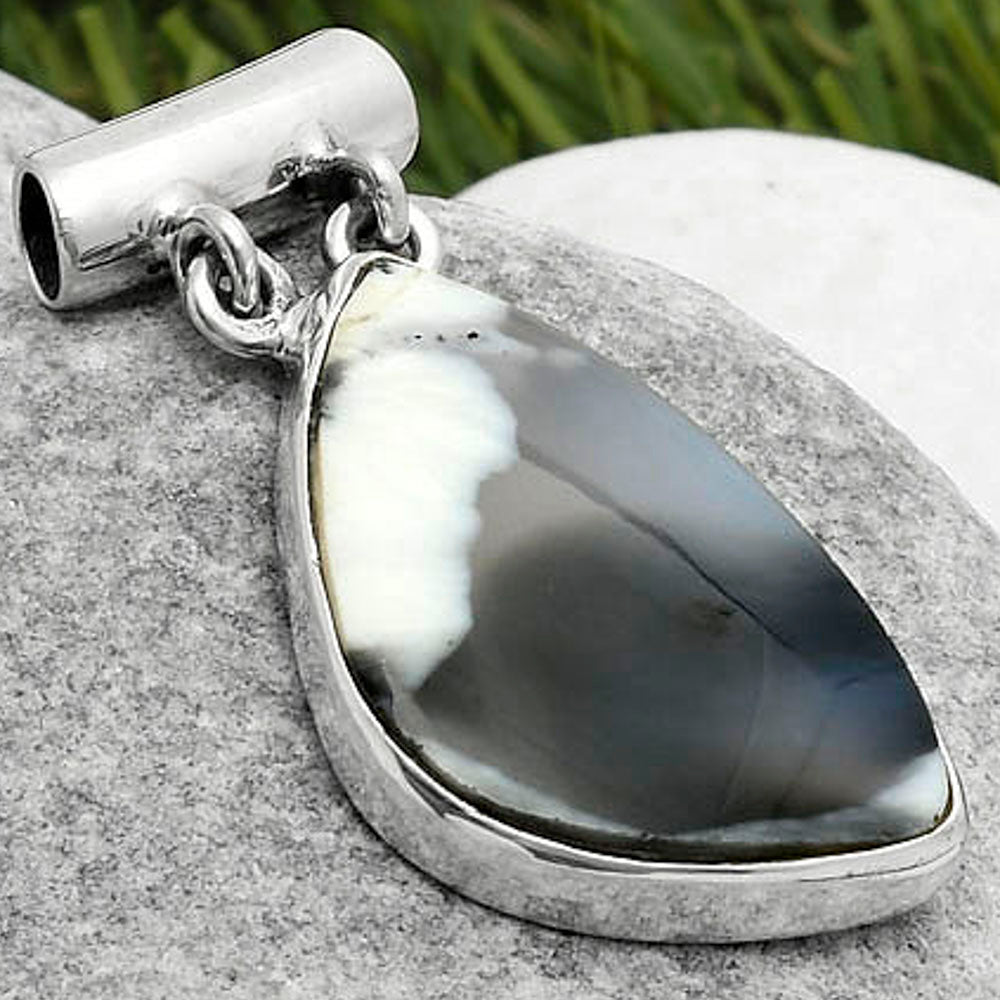 Merlinite Dendritic Opal - Turkey Pendant P-1198 SDP114553