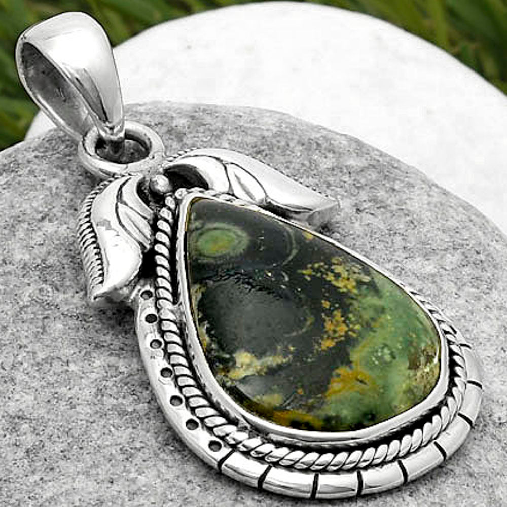 Natural Star Galaxy Jasper Pendant P-1567 SDP114564