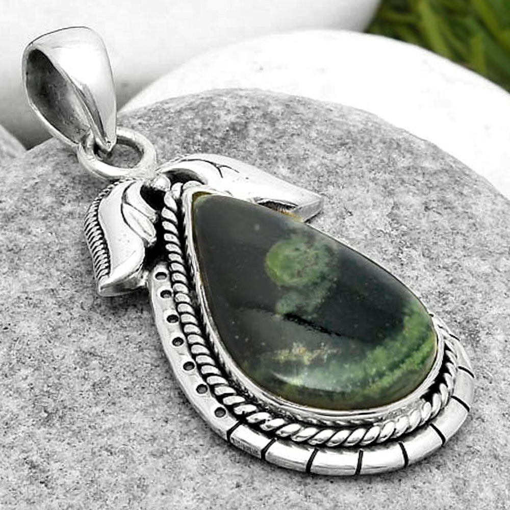 Natural Star Galaxy Jasper Pendant P-1567 SDP114604