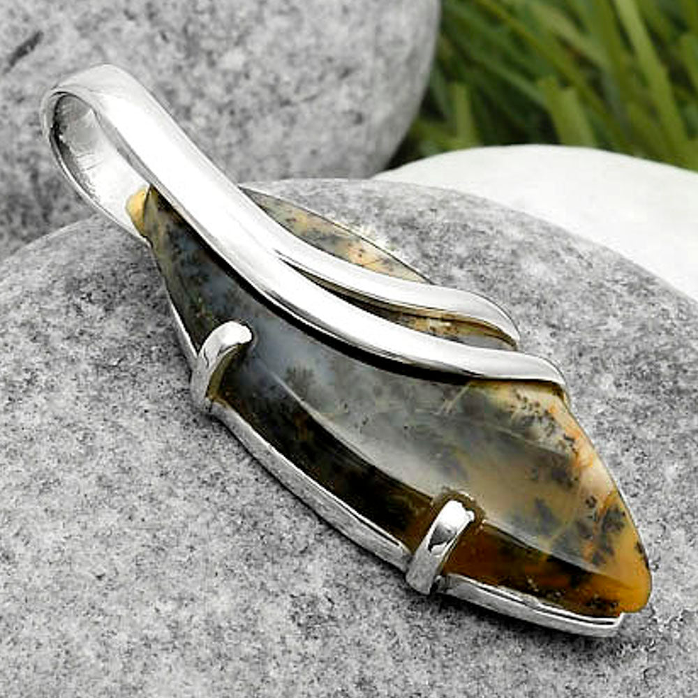 Natural Amethyst Sage Agate - Nevada Pendant P-1165 SDP114851