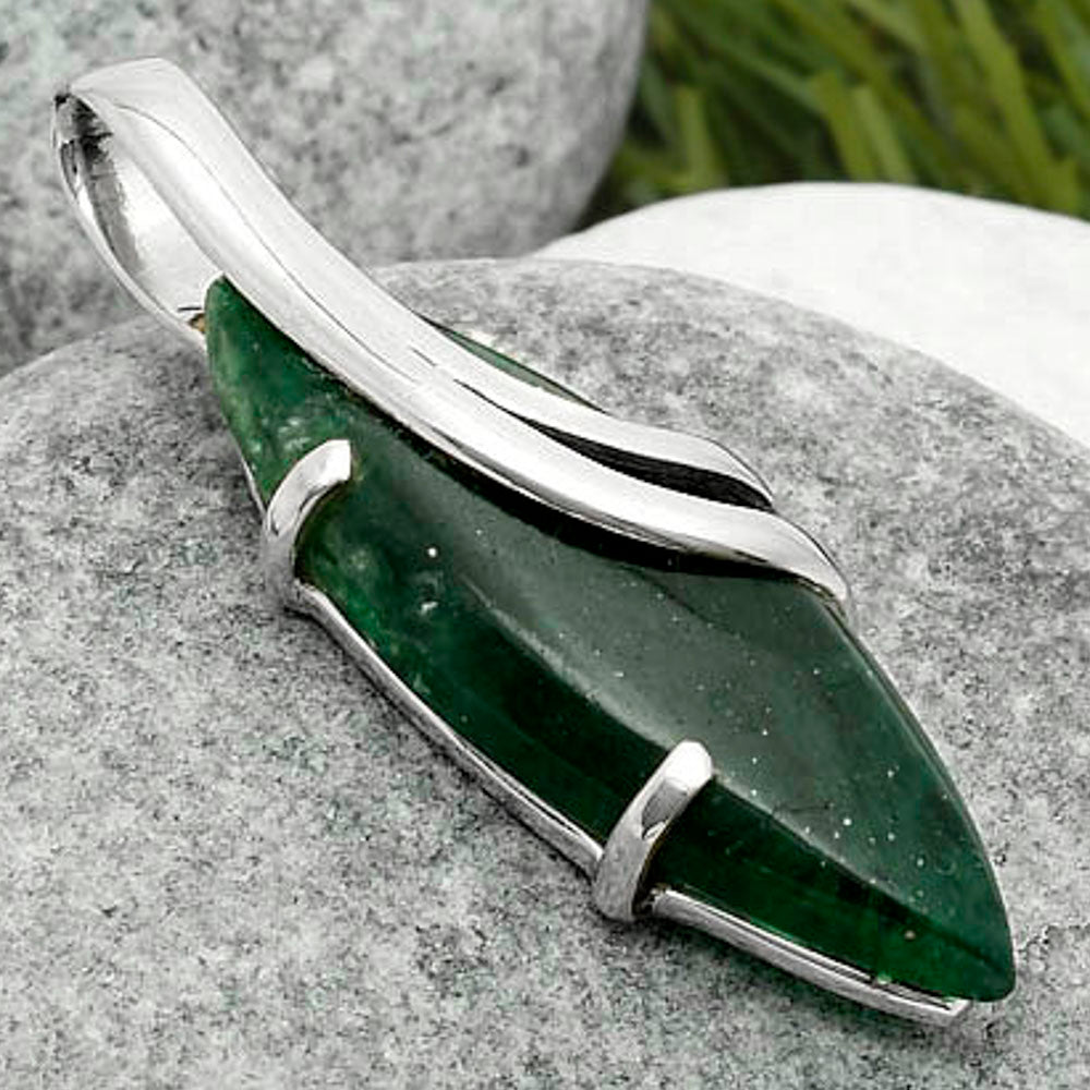 Natural Green Aventurine Pendant P-1165 SDP114860