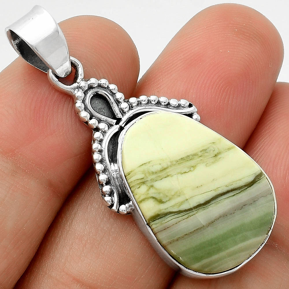 Natural Serpentine Pendant P-1092 SDP115257