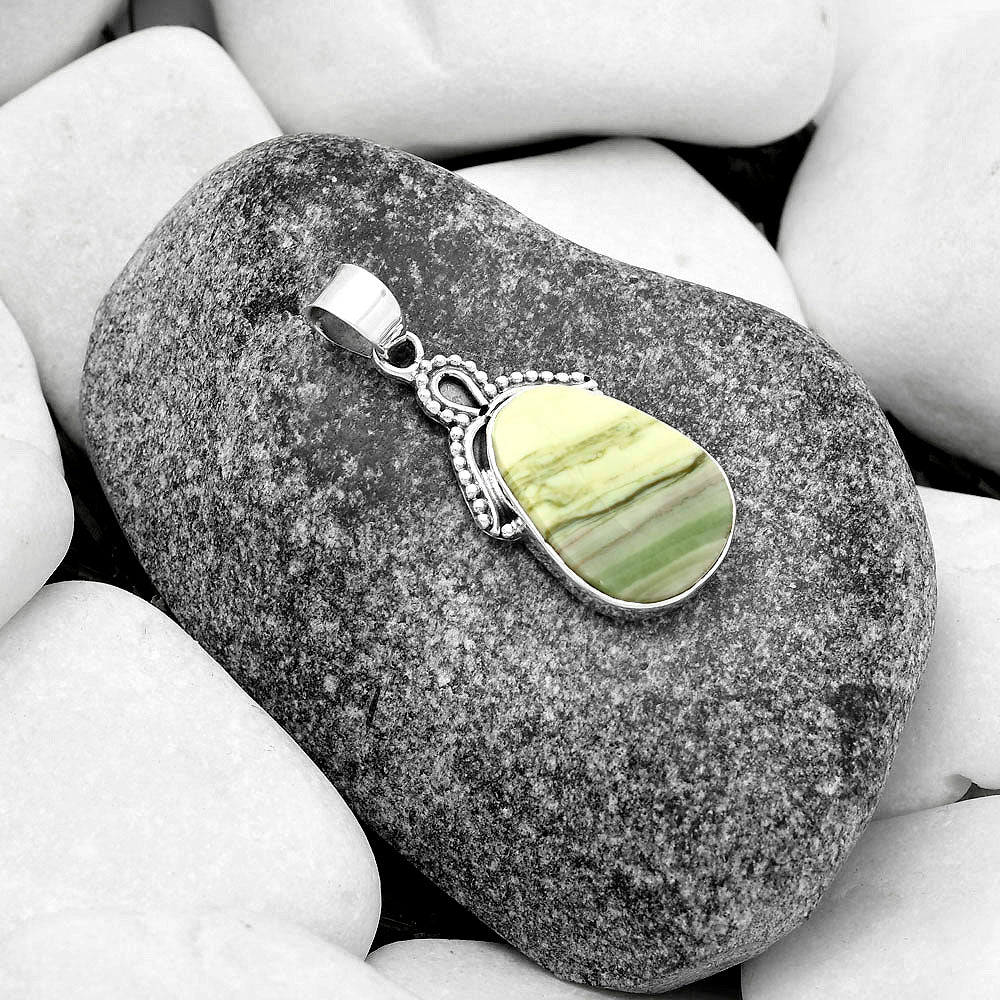 Natural Serpentine Pendant P-1092 SDP115257