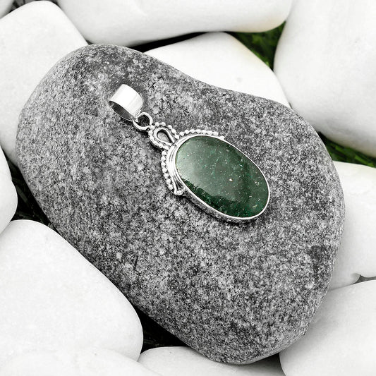 Natural Green Aventurine Pendant P-1092 SDP115258