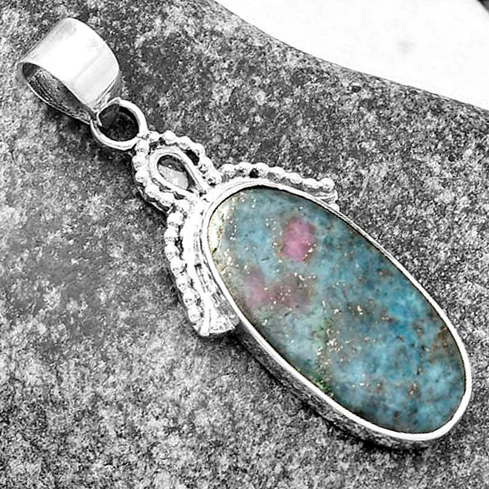 Natural Ruby In Kyanite Pendant P-1092 SDP115279