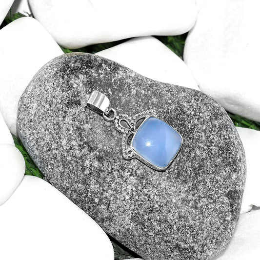 Natural Milky Chalcedony Pendant P-1092 SDP115291