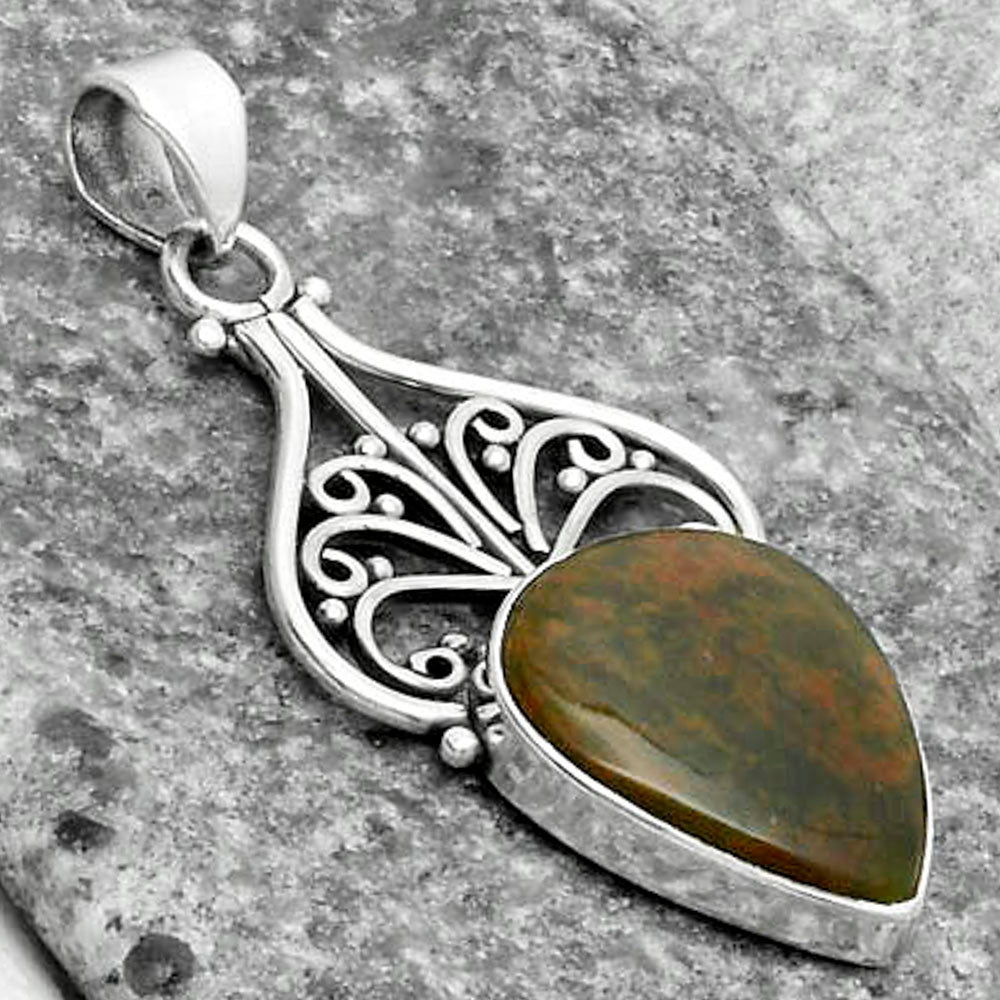 Artisan - Natural Chrome Chalcedony Pendant P-1541 SDP115909