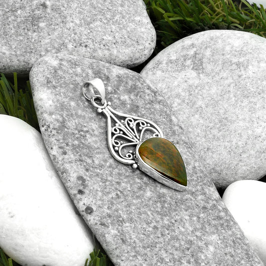 Artisan - Natural Chrome Chalcedony Pendant P-1541 SDP115911